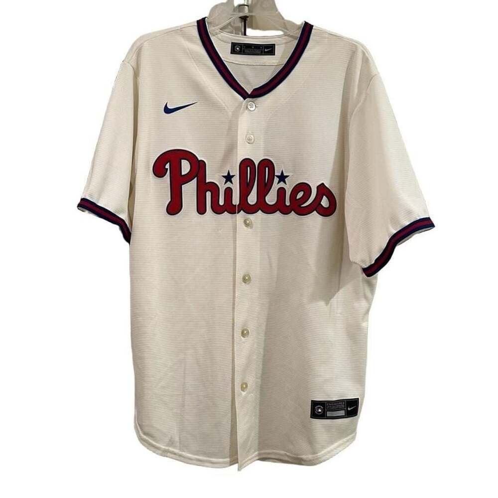 Nike Philadelphia Phillies Cream Alternate MLB Jersey Size L
